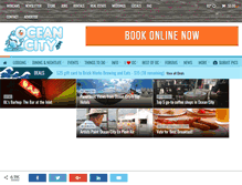 Tablet Screenshot of oceancity.com